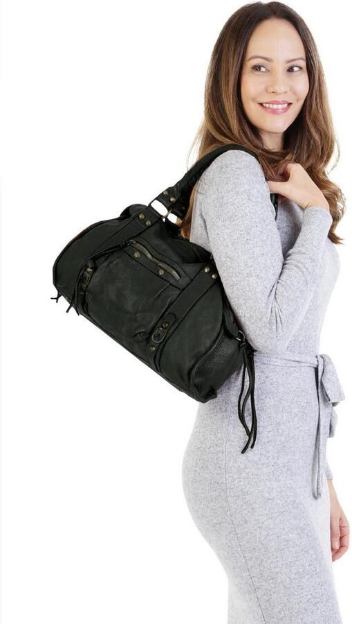 Sa tha Look Shopper echt leer made in italy (1-delig) - Foto 3