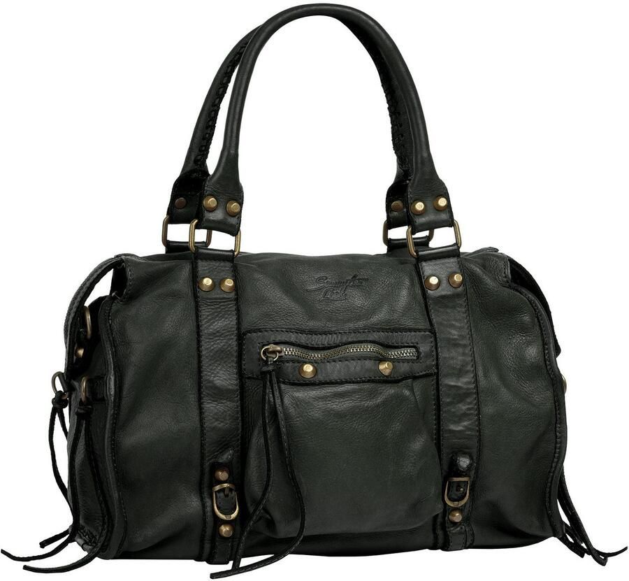 Sa tha Look Shopper echt leer made in italy (1-delig)