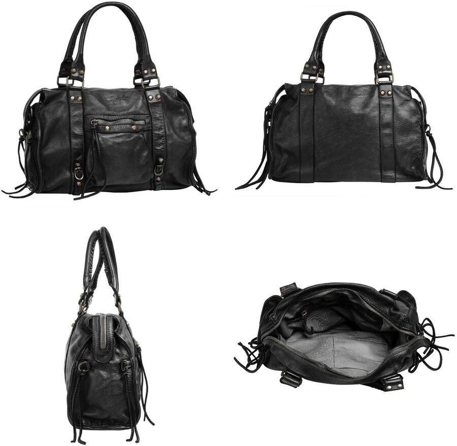 Sa tha Look Shopper echt leer made in italy (1-delig)