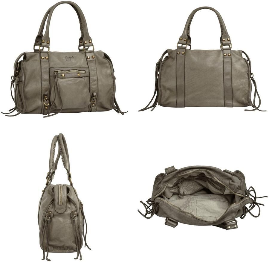 Sa tha Look Shopper echt leer made in italy (1-delig)