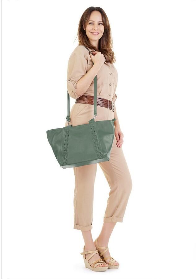 Sa tha Look Shopper echt leer made in italy - Foto 3