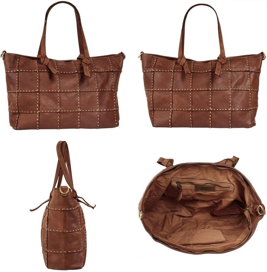 Sa tha Look Shopper echt leer made in italy