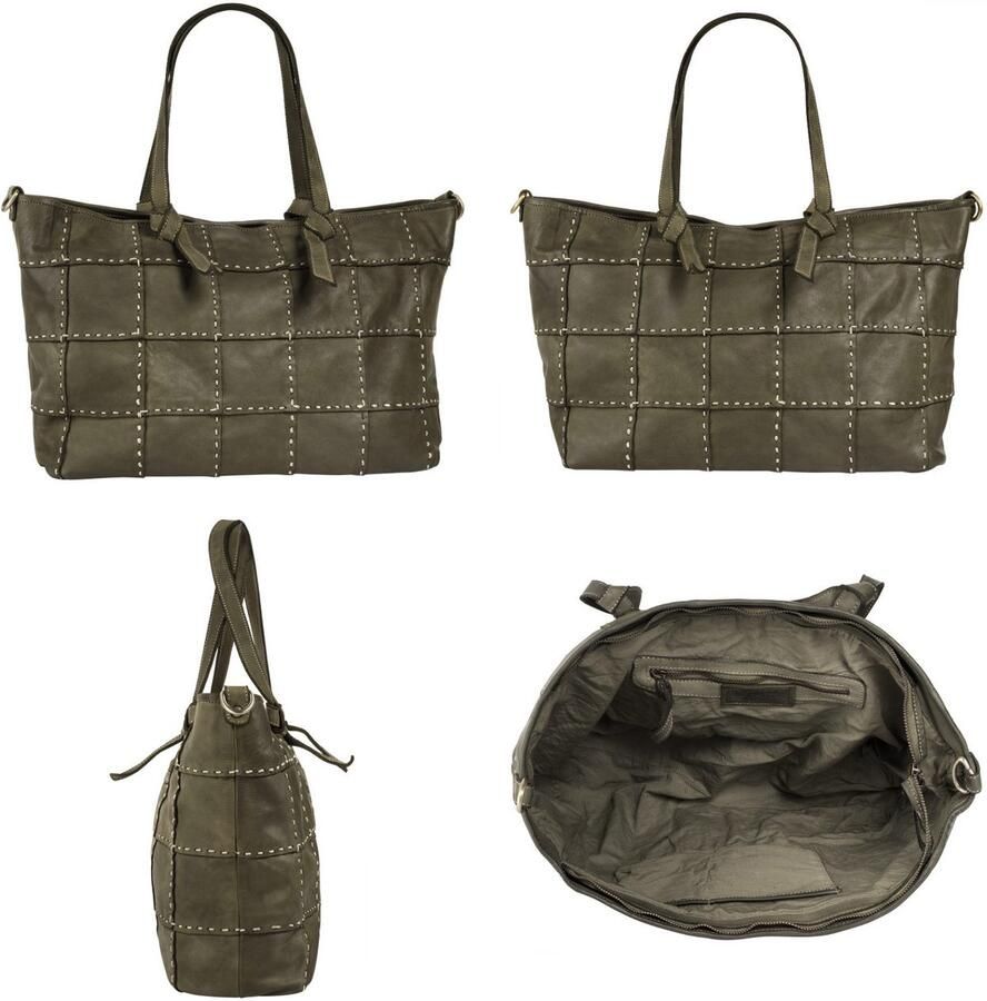 Sa tha Look Shopper echt leer made in italy