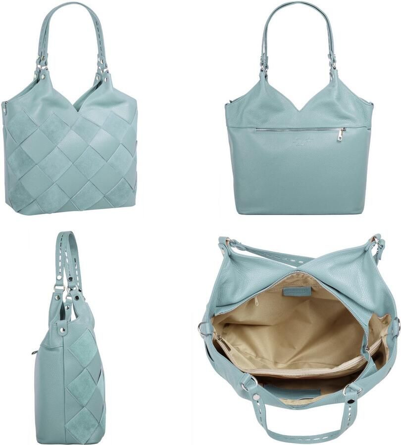 Sa tha Look Shopper echt leer made in italy