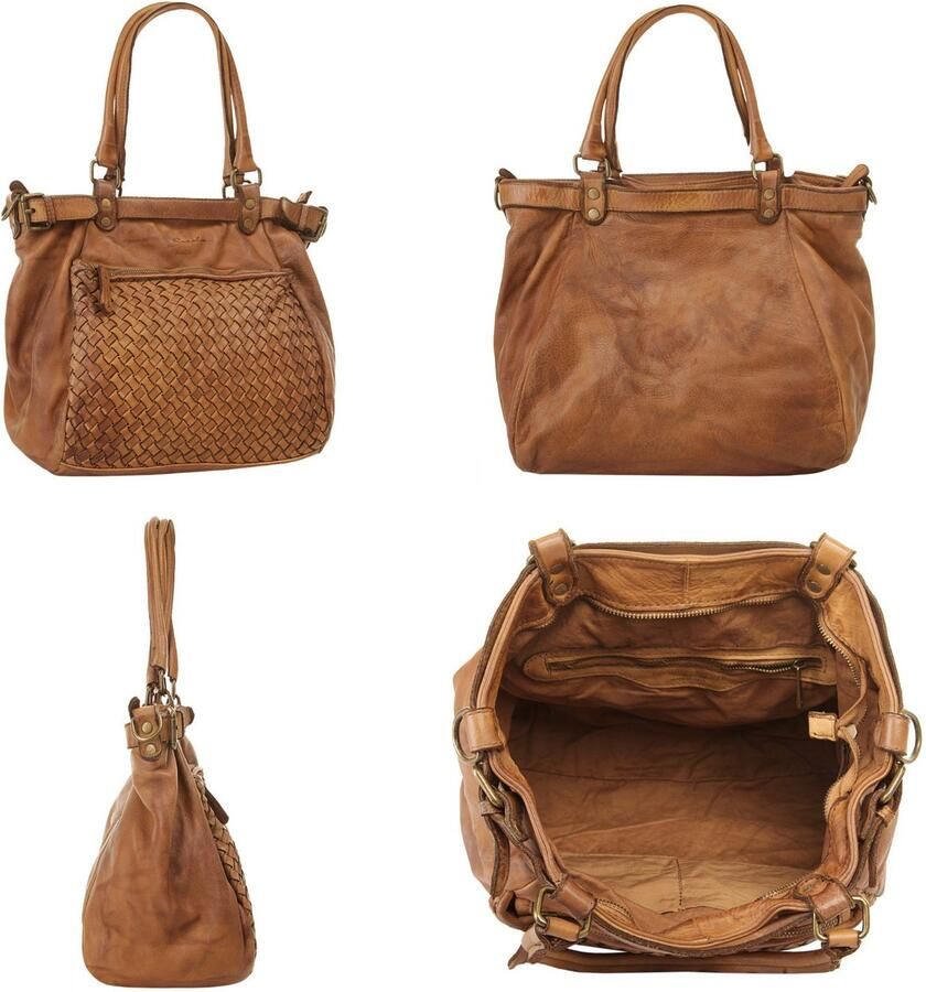 Sa tha Look Shopper echt leer made in italy