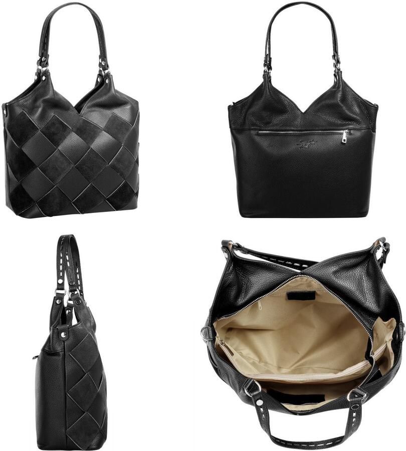 Sa tha Look Shopper echt leer made in italy