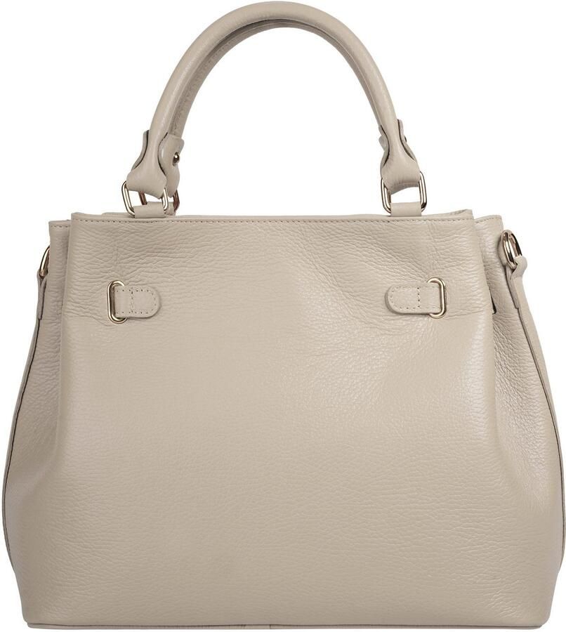 Sa tha Look Tas echt leer gemaakt in italië ruime handtas met smartphonevak