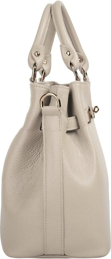 Sa tha Look Tas echt leer gemaakt in italië ruime handtas met smartphonevak - Foto 4