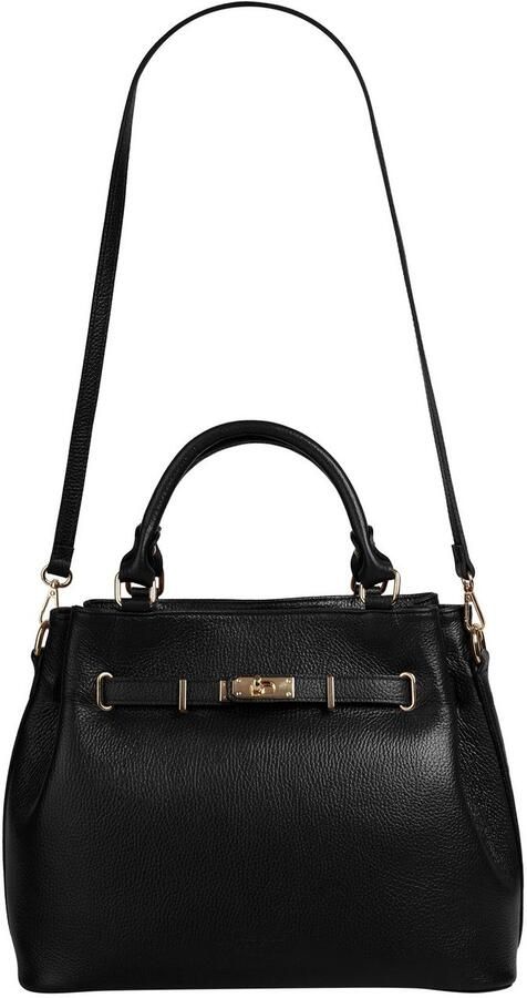 Sa tha Look Tas echt leer gemaakt in italië ruime handtas met smartphonevak - Foto 2