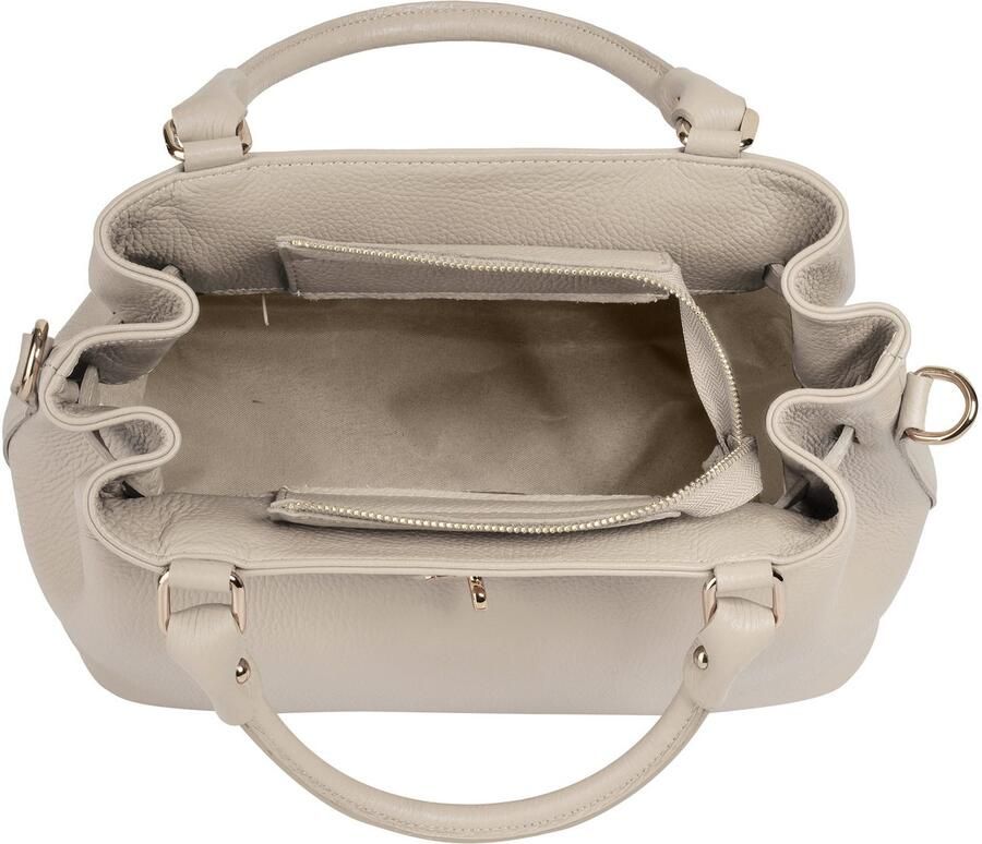 Sa tha Look Tas echt leer gemaakt in italië ruime handtas met smartphonevak - Foto 2