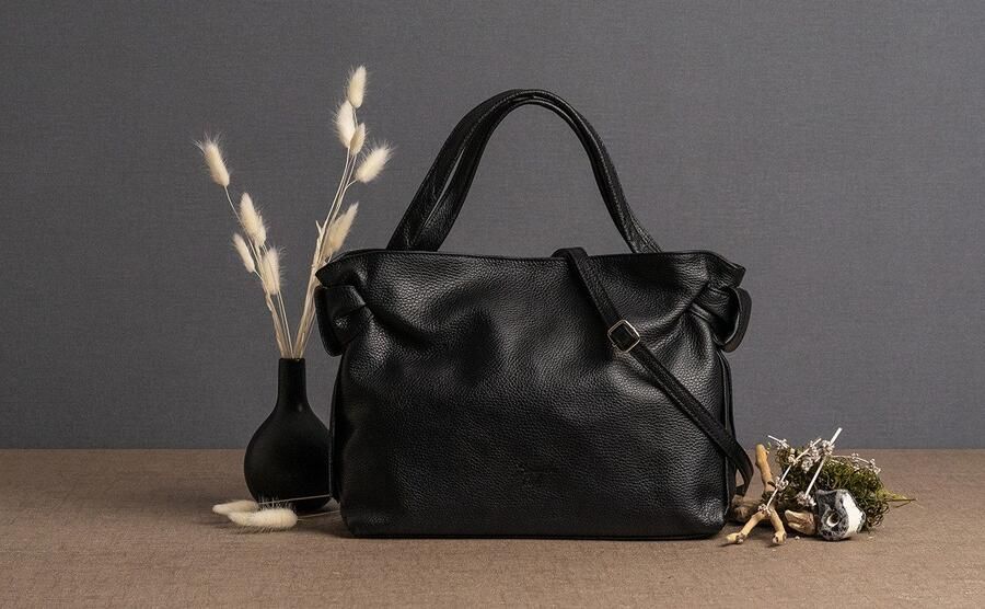 Sa tha Look Tas echt leer made in italy - Foto 4