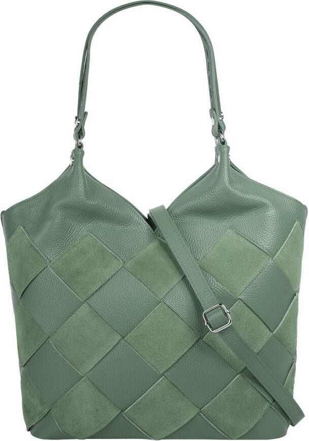 Sa tha Look Shopper echt leer made in italy