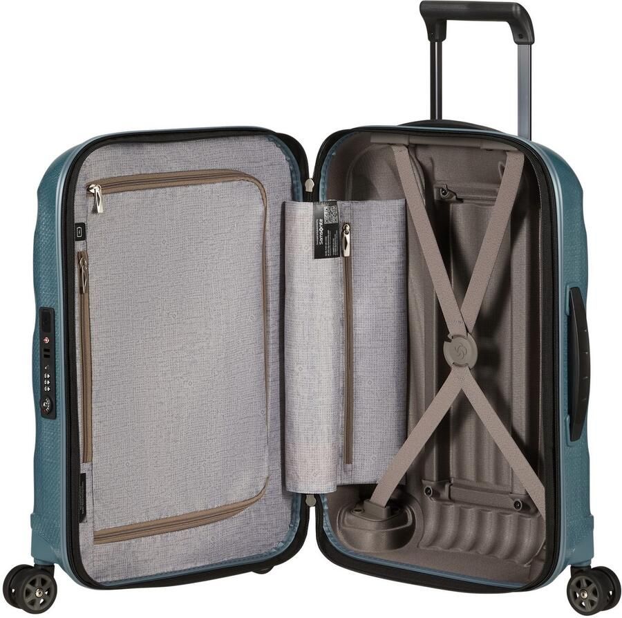Samsonite Hardshell-trolley C-LITE 55 EXP verschillende kleuren Handbagage koffer volume uitbreiding TSA-cijferslot USB-poort