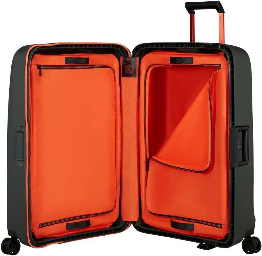 Samsonite Hardshell-trolley ESSENS CIRCULAR verschillende maten digitale productpas voor transparantie van de gehele productlevenscyclus