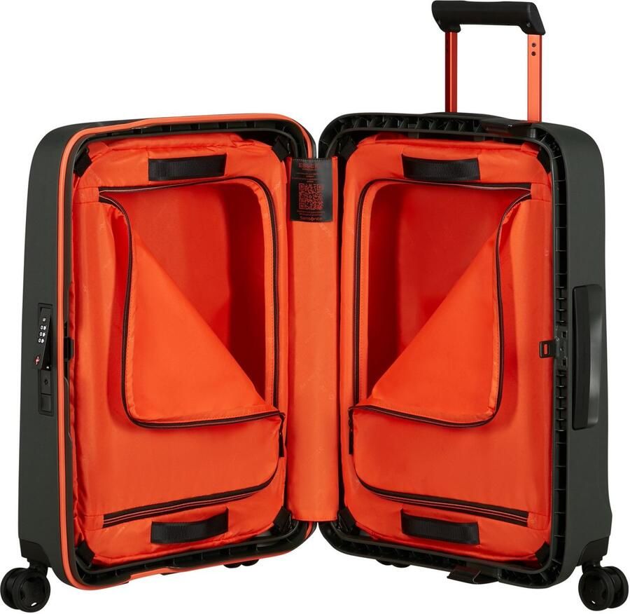 Samsonite Hardshell-trolley ESSENS CIRCULAR verschillende maten digitale productpas voor transparantie van de gehele productlevenscyclus