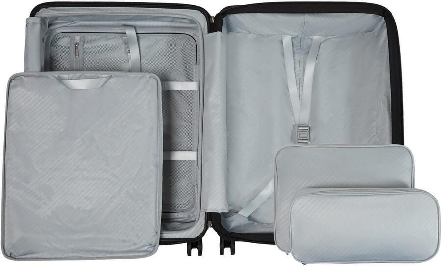 Samsonite Hardshell-trolley PARALUX verschillende maten en kleuren Reisbagage met voorvak pakblokjes scheidingskussen - Foto 5