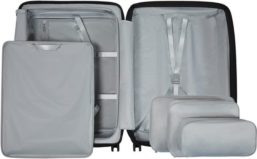 Samsonite Hardshell-trolley PARALUX verschillende maten en kleuren Reisbagage met voorvak pakblokjes scheidingskussen - Foto 6