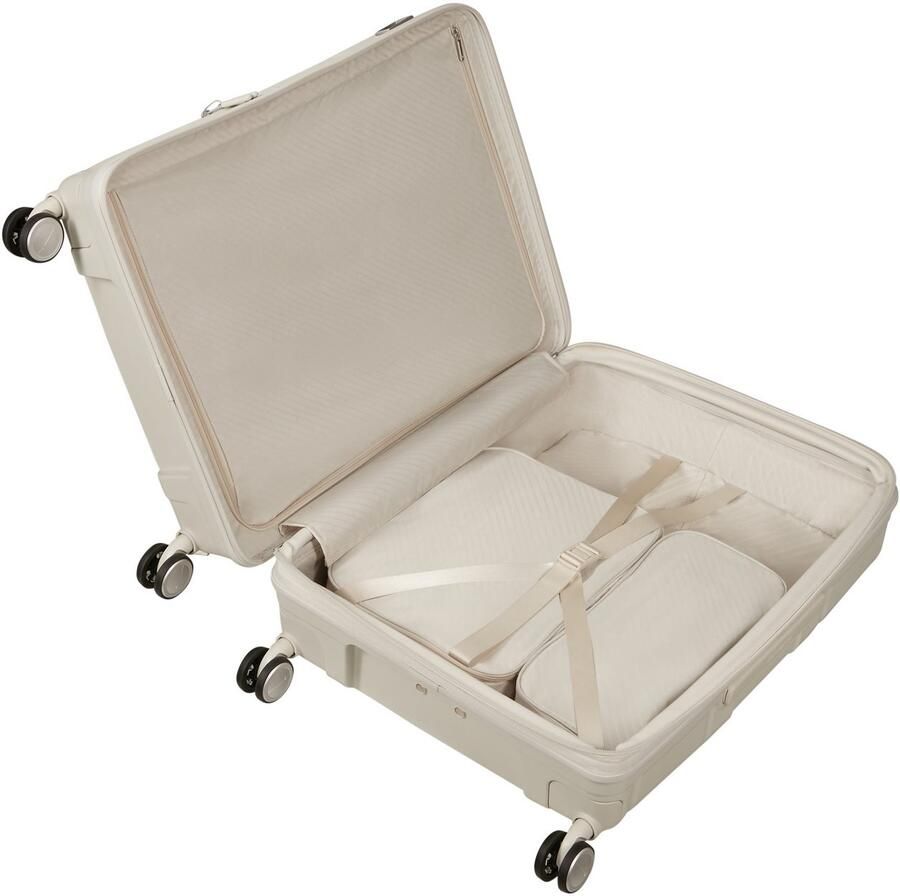 Samsonite Hardshell-trolley PARALUX verschillende maten en kleuren Reisbagage met voorvak pakblokjes scheidingskussen
