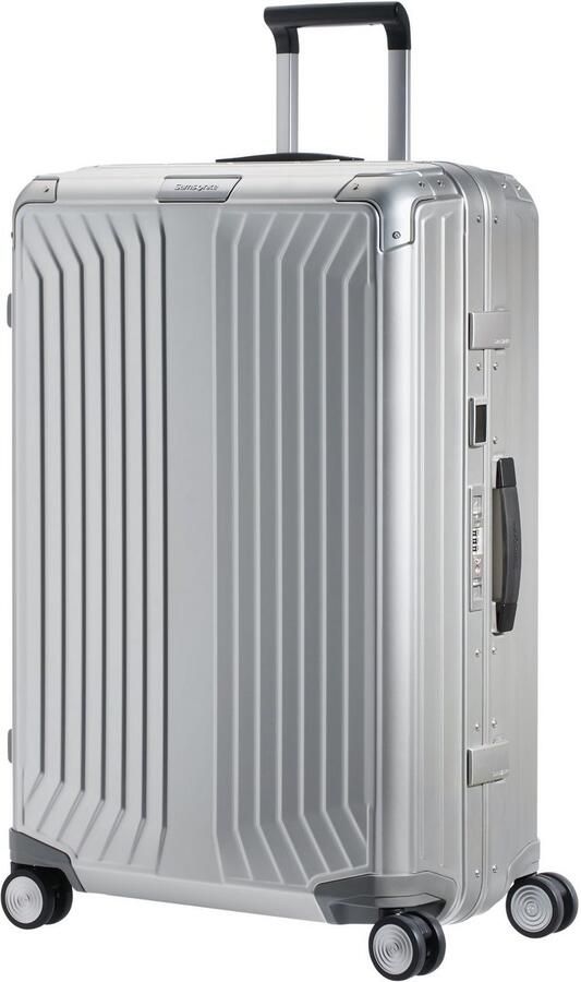 Samsonite Hardshell-trolley LITE-BOX ALU Hard-shell koffer premium-aluminium grote koffer TSA-cijferslot