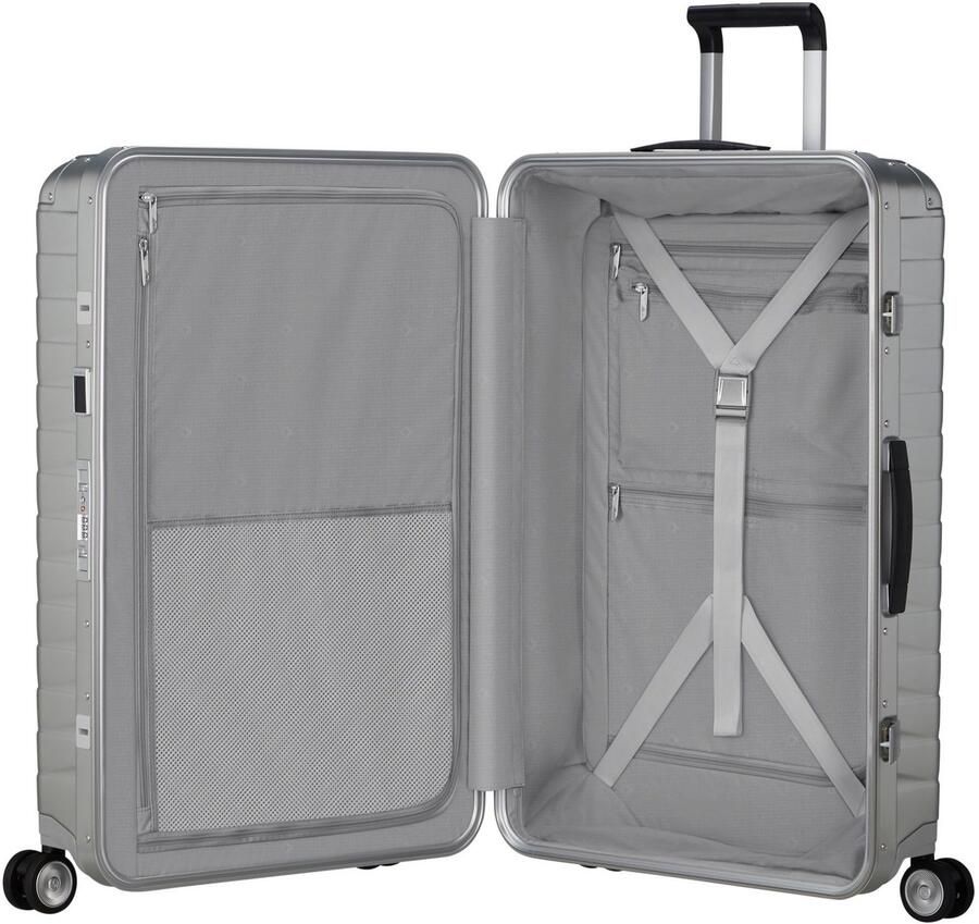 Samsonite Hardshell-trolley PROXIS ALU verschillende maten Hardcase koffer reiskoffer koffer TSA-cijferslot