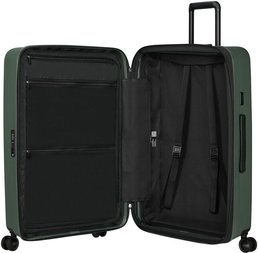 Samsonite Hardshell-trolley RESTACKD verschillende maten en kleuren Reiskoffer met TSA slot volume uitbreiding inpakzakken (Met opbergtas) - Foto 2