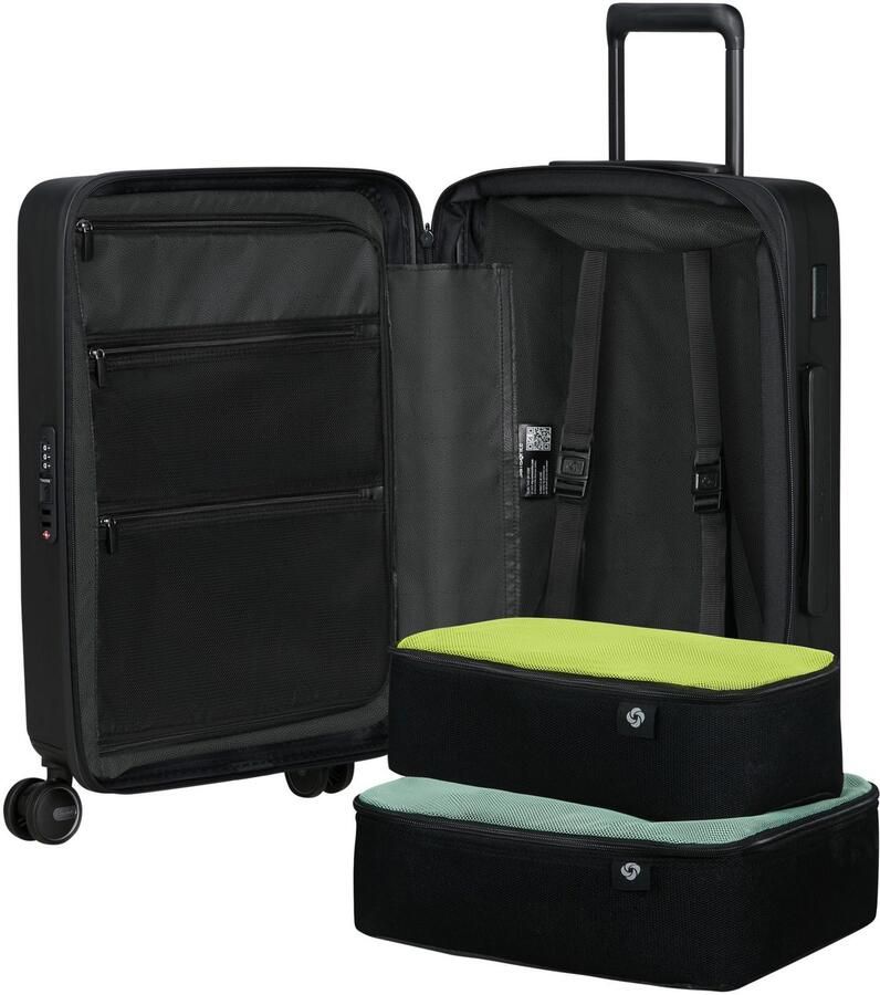 Samsonite Hardshell-trolley RESTACKD verschillende maten en kleuren Reiskoffer met TSA slot volume uitbreiding inpakzakken (Met opbergtas) - Foto 6