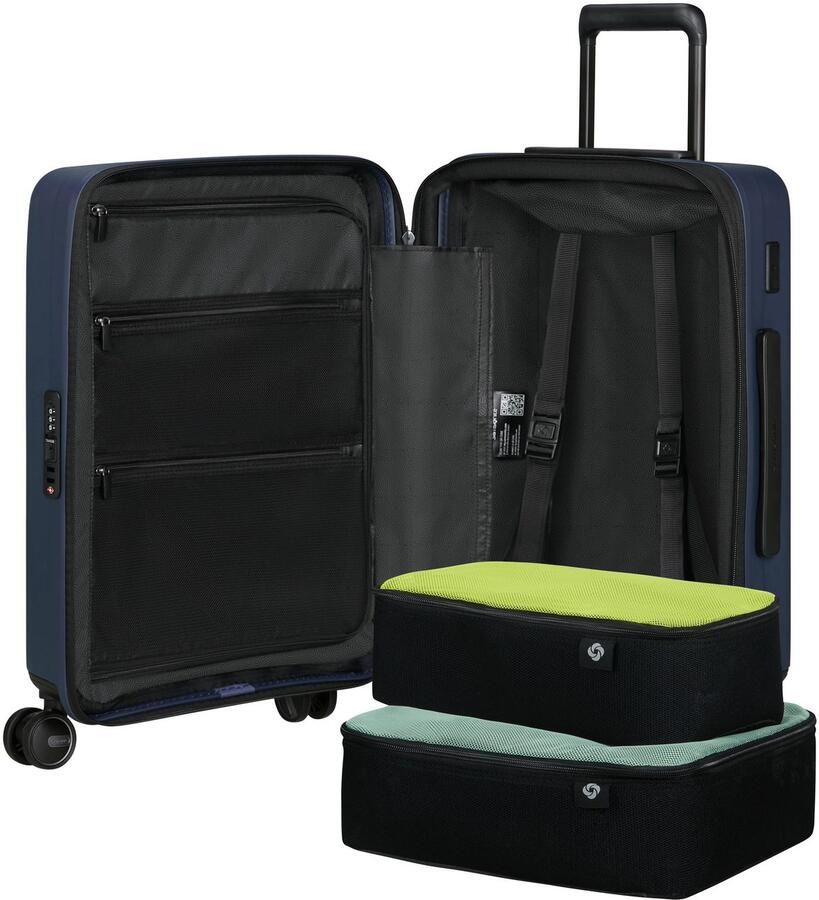 Samsonite Hardshell-trolley RESTACKD verschillende maten en kleuren Reiskoffer met TSA slot volume uitbreiding inpakzakken (Met opbergtas) - Foto 2