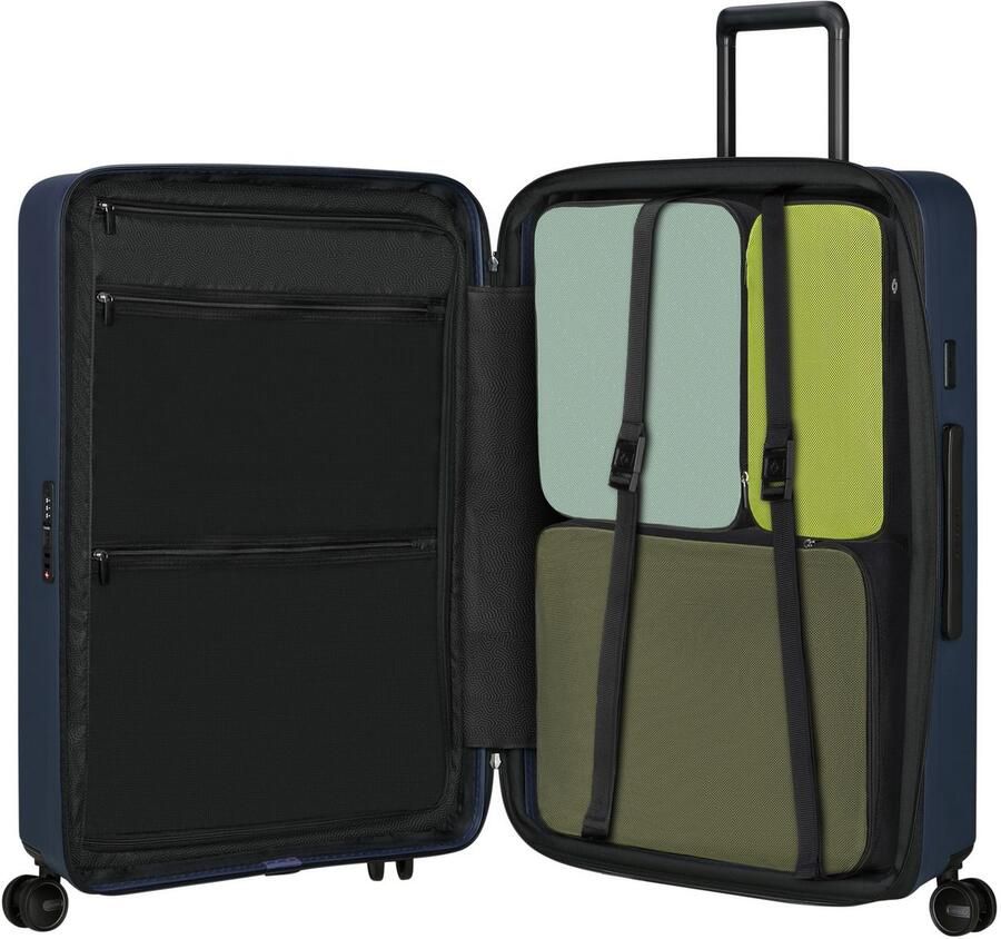 Samsonite Hardshell-trolley RESTACKD verschillende maten en kleuren Reiskoffer met TSA slot volume uitbreiding inpakzakken (Met opbergtas) - Foto 2
