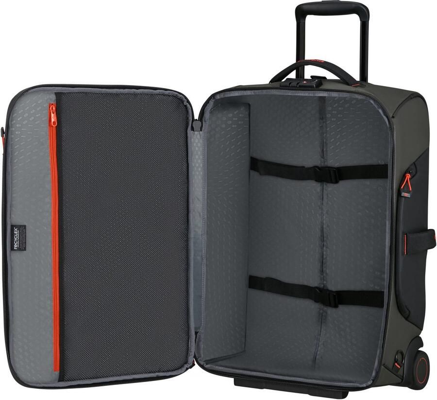 Samsonite Reistas ECODIVER met trolley- en rugzakfunctie gedeeltelijk van gerecycled materiaal