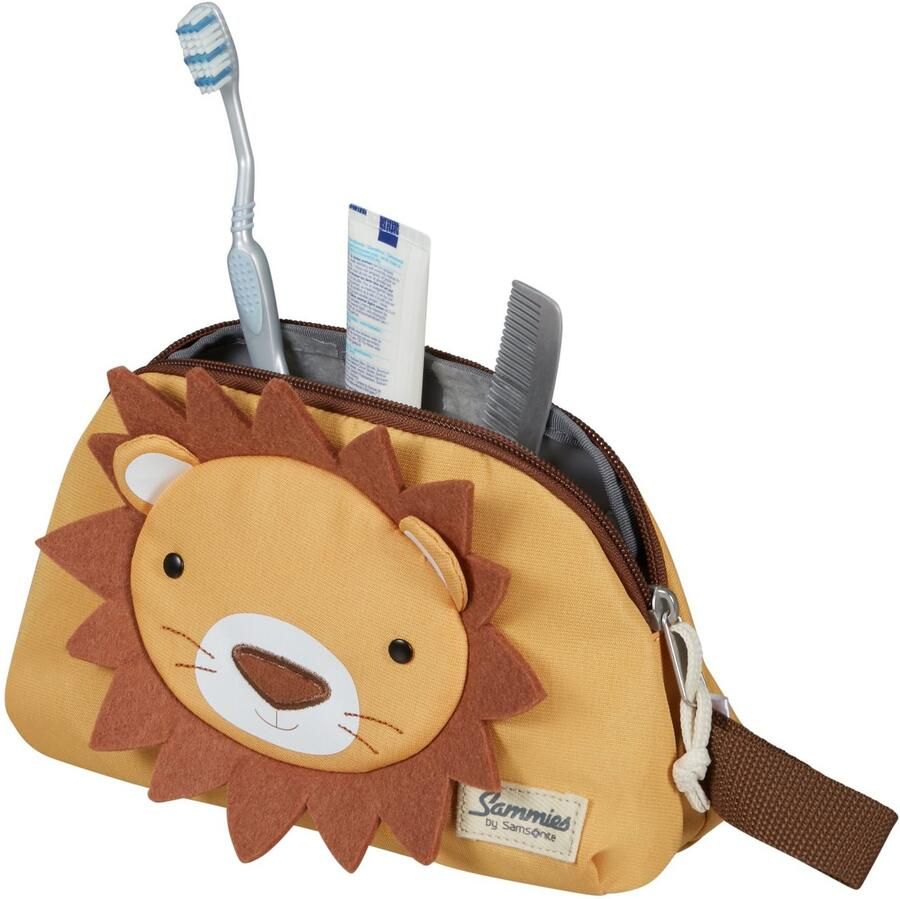 Samsonite Toilettas Happy Sammies ECO Lion Lester Reis etui toilettas van gerecycled materiaal