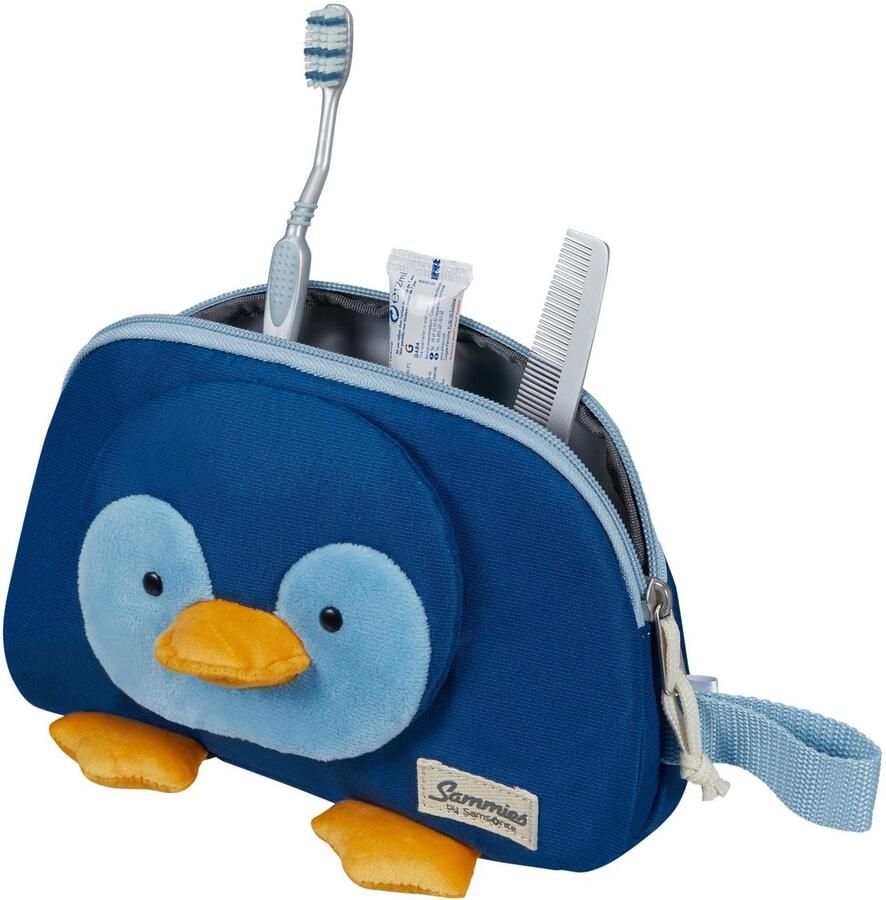 Samsonite Toilettas Happy Sammies ECO Penguin Peter Kinderen toilettas Kinder reis toilettas Kinder beautybag