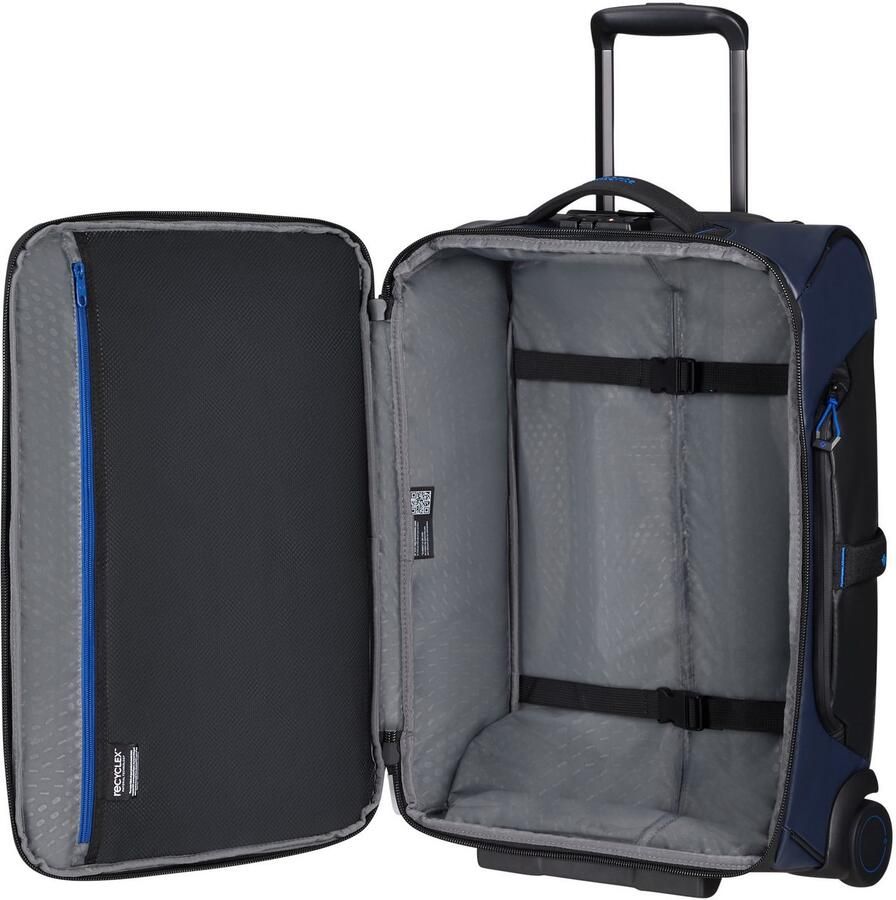 Samsonite Zachte bagage trolley ECODIVER 55 2 Rollen Handbagage koffer reistas zachte koffer frontzak - Foto 2