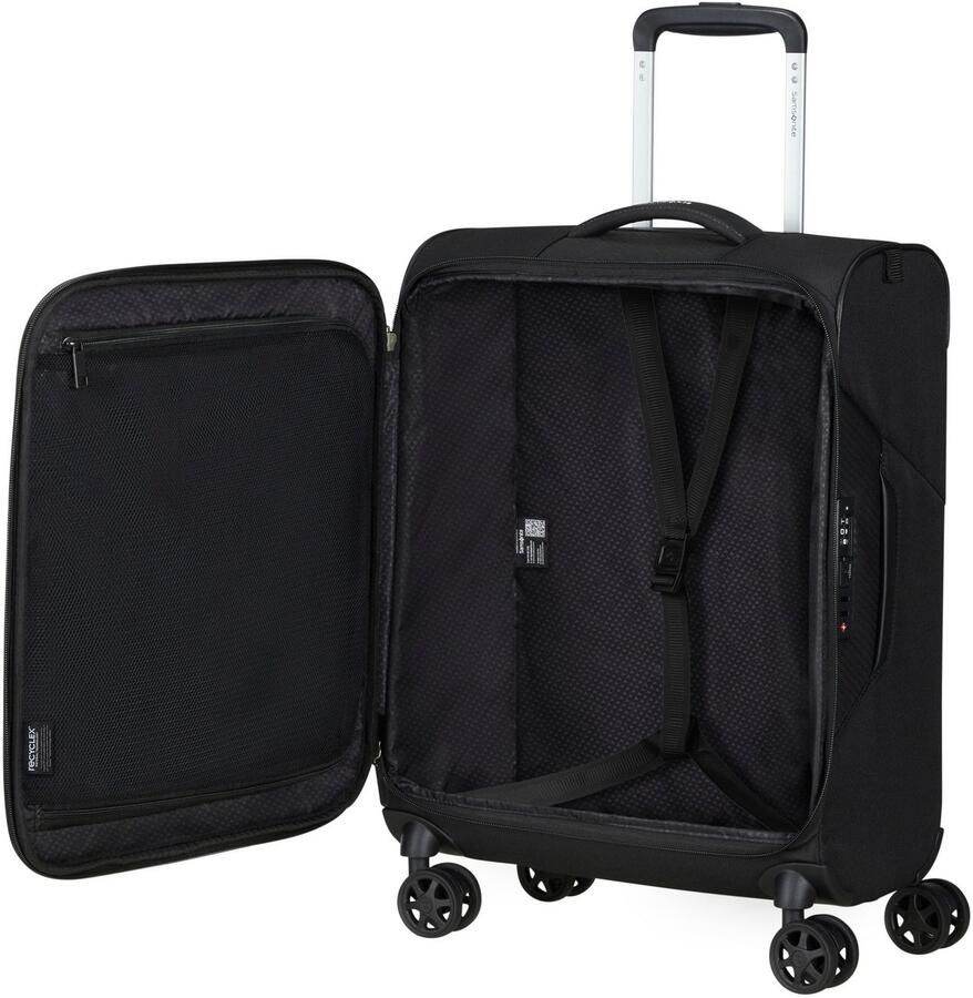 Samsonite Zachte bagage trolley LITEBEAM verschillende maten en kleuren Reiskoffer ruimbagage trolley volume uitbreiding bij M L