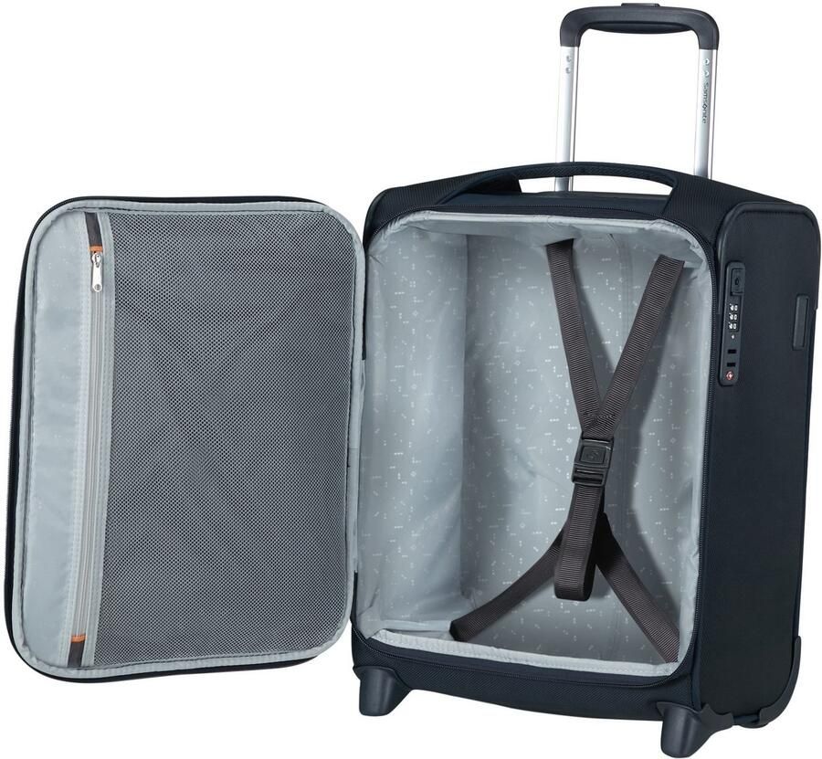 Samsonite Zachte bagage trolley RE-LITE 45 cm Underseater handbagage TSA-slot reiskoffer laptopvak (set 2 stuks Met pakkubus) - Foto 3