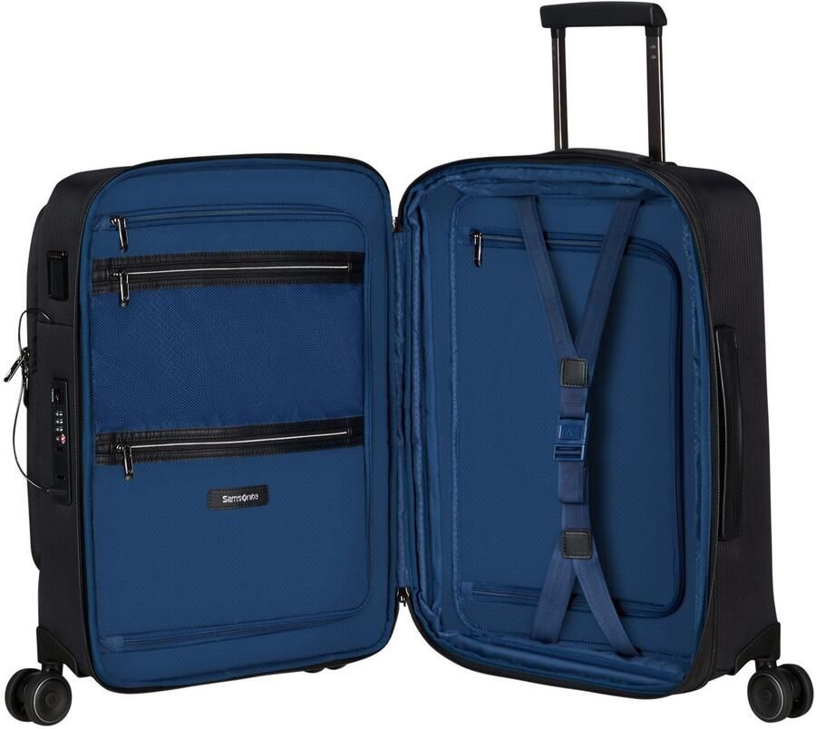 Samsonite Zachte bagage trolley SPLENDIX verschillende maten Reisbagage koffer groot TSA slot volumevergroting