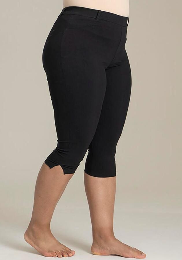 SANDGAARD Caprilegging met elastaan en opening - Foto 4