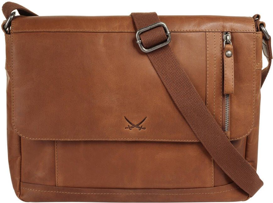 Sansibar Messenger Bag echt leder