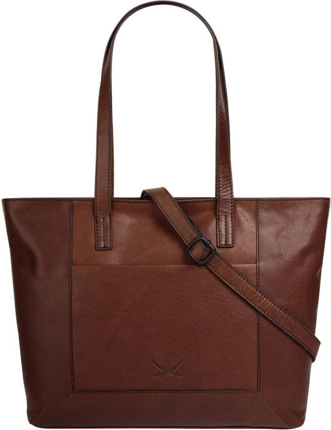 Sansibar Shopper echt leder