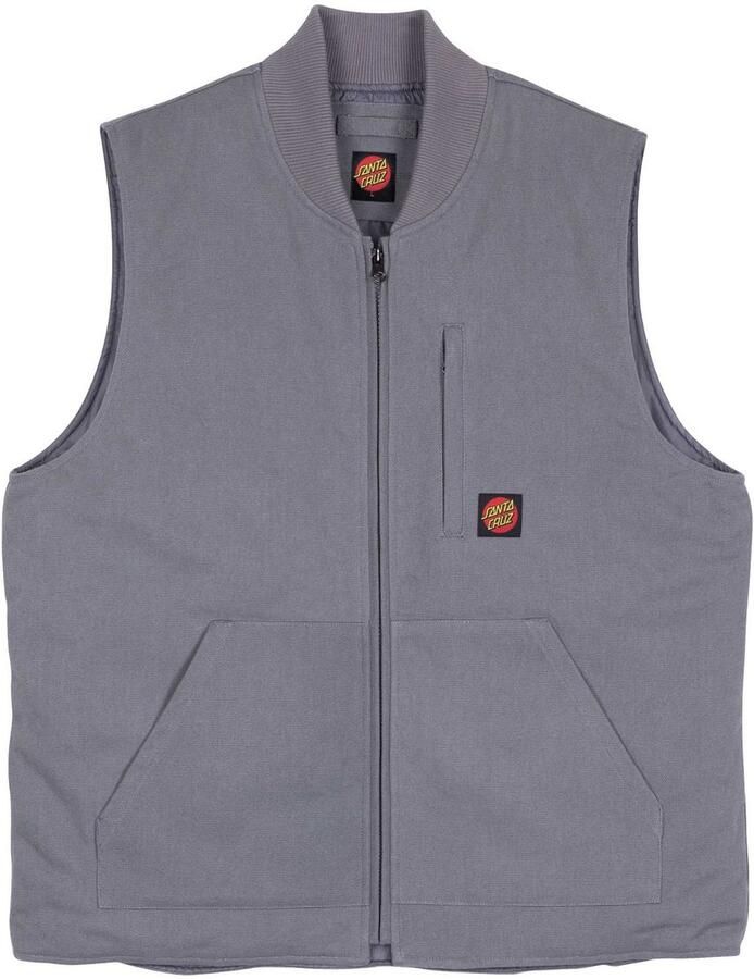 Santa Cruz Korte bodywarmer CLASSIC LABEL VEST (1-delig)
