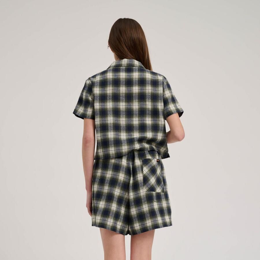Santa Cruz T-shirt CLASSIC CHECK CROP SHIRT