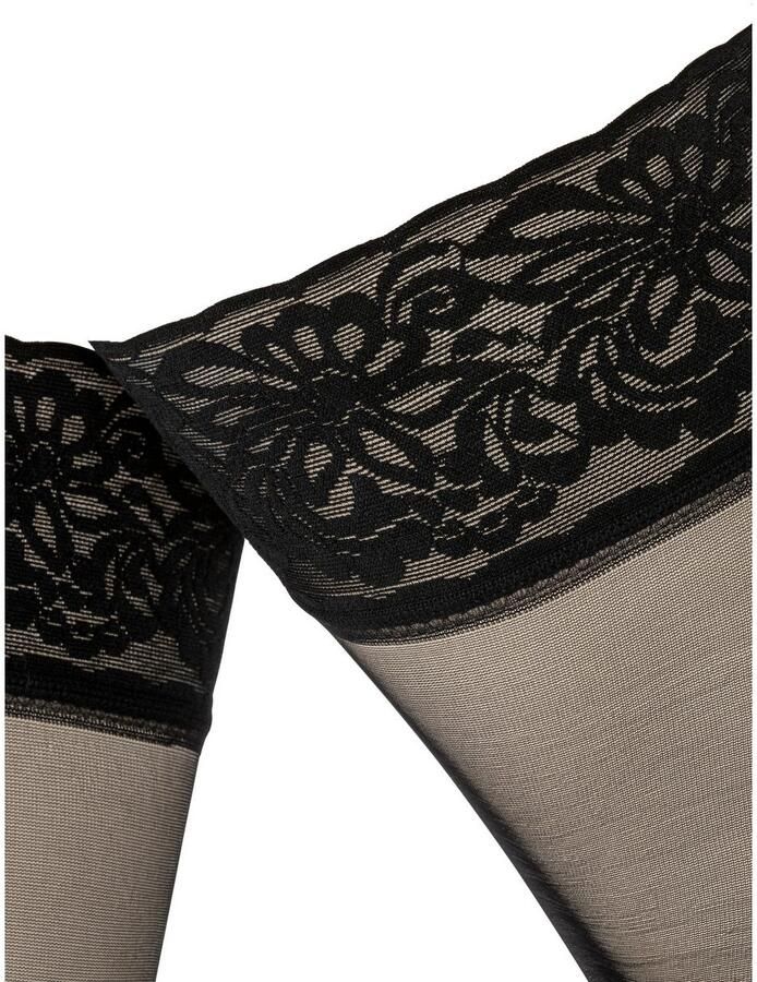 Sarlini Hold-up kousen 20 Denier Duopak kousen met kant en siliconenrand (2 paar) - Foto 3