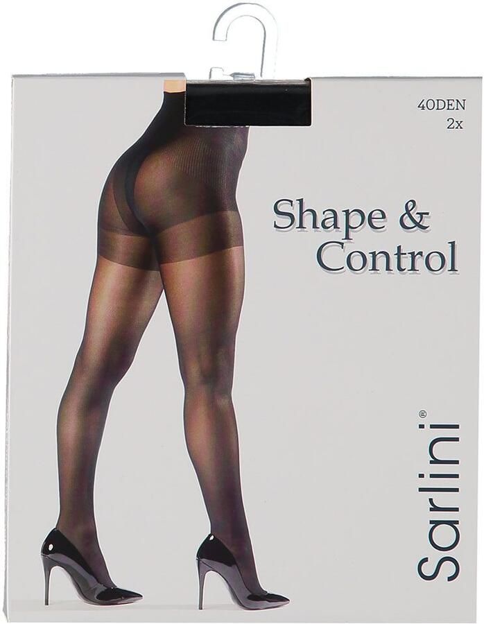 Sarlini Panty Shape-panty met elegante satijnglans (2 stuks)