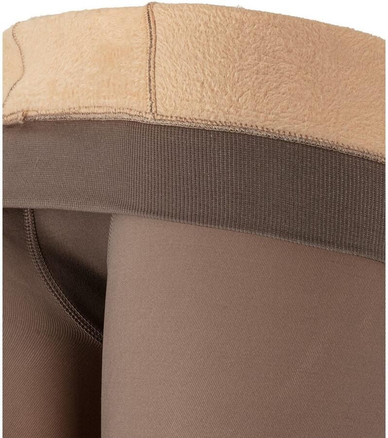 Sarlini Thermopanty DAMES FLEECE VOERING LEGGINGS in transparante look