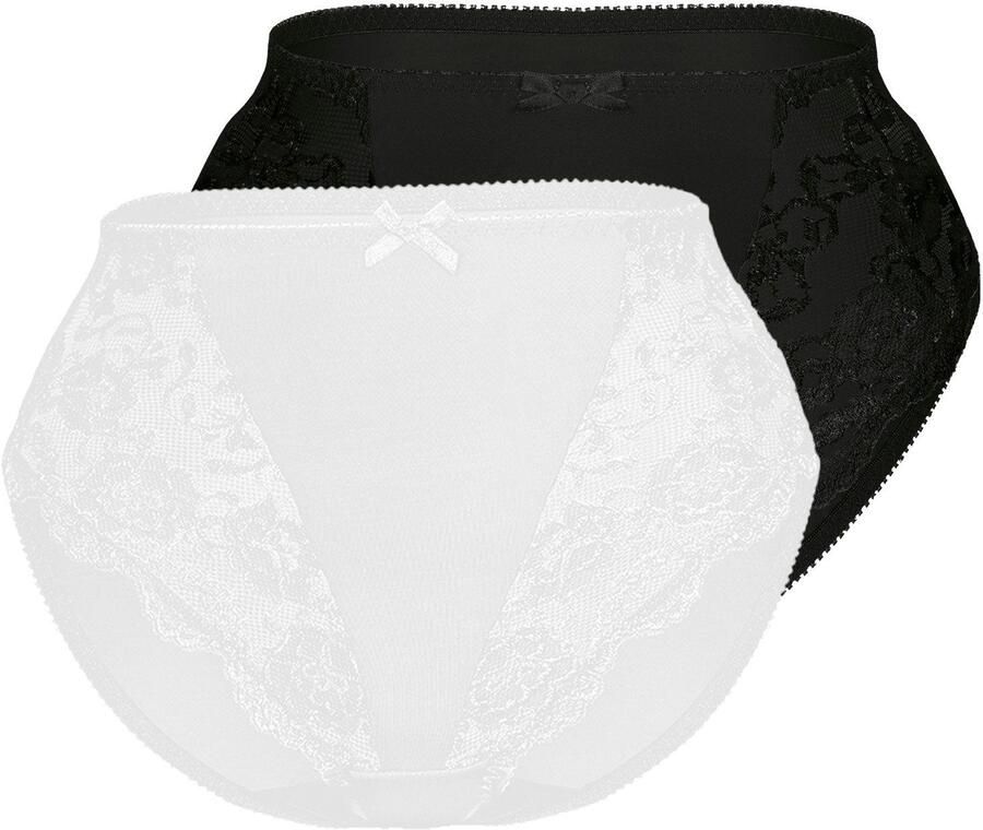 Sassa mode Pantyslip Classic Lace met inzet bovenaan (2 stuks Set van 2) - Foto 6