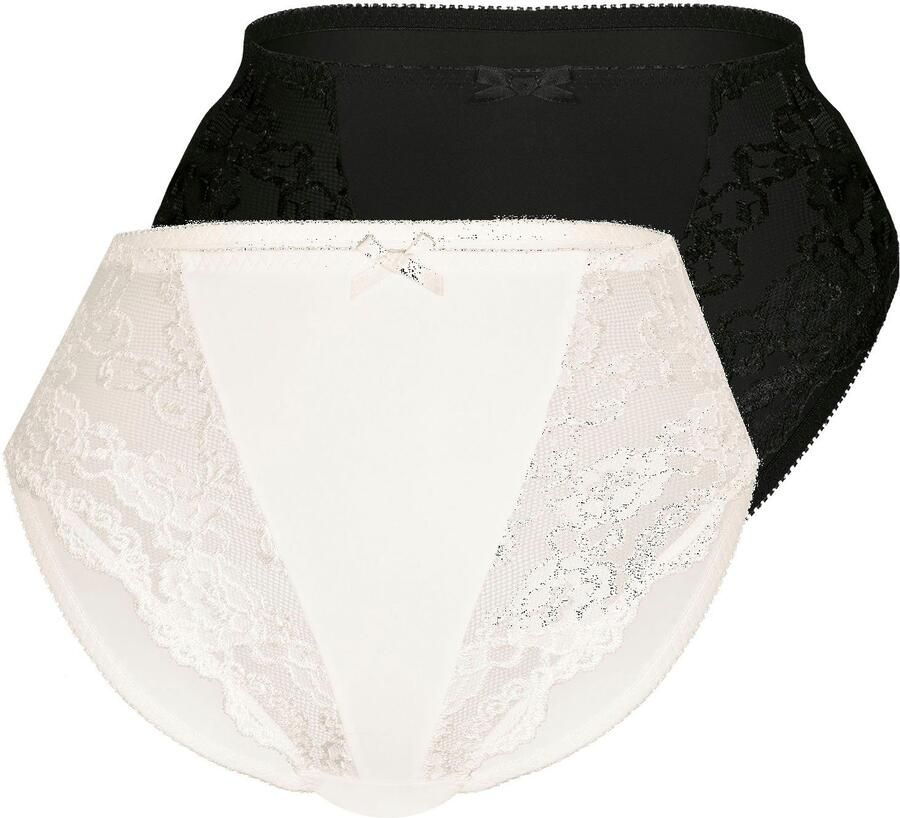 Sassa mode Pantyslip Classic Lace met inzet bovenaan (2 stuks Set van 2) - Foto 6