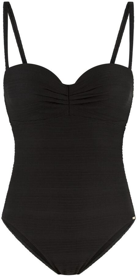 Schiesser Badpak Aqua met fijne strepenstructuur - Foto 6