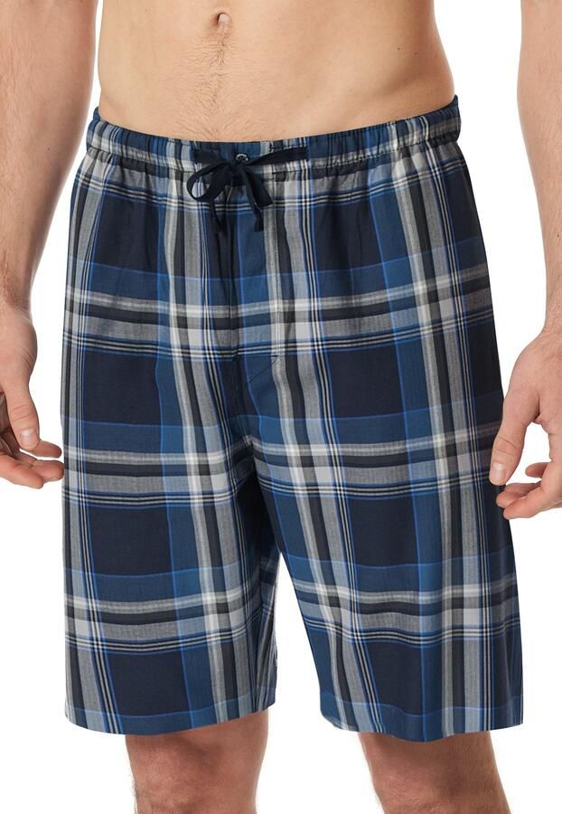 Schiesser Bermuda Mix + Relax geruit elastische band strikband - Foto 5