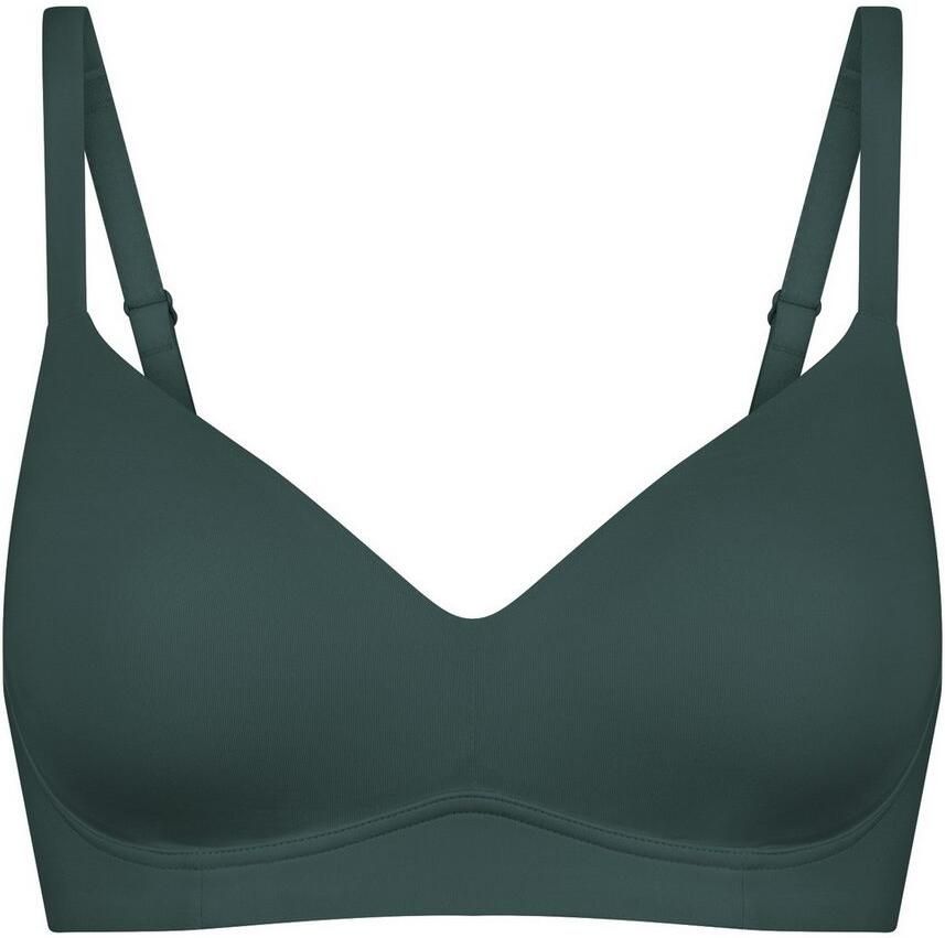 Schiesser Beugelloze-bh Unique Micro met cup verstelbare bandjes elastisch breisel