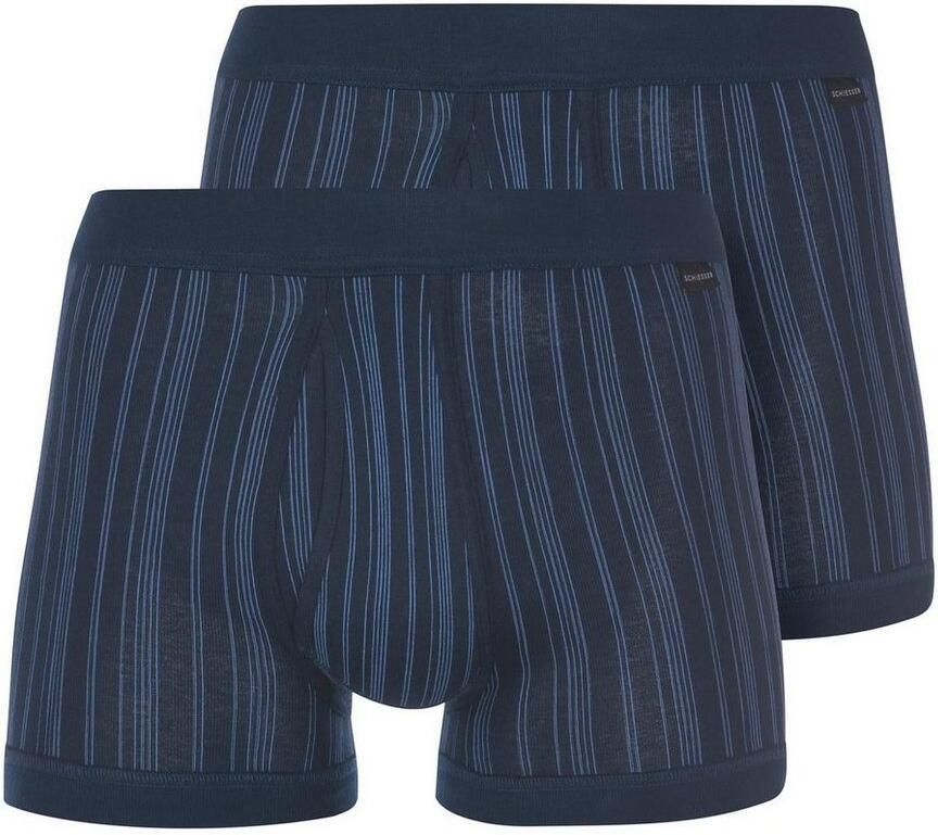 Schiesser Boxershort Original Classics met gulp gestreept (Set van 2) - Foto 2