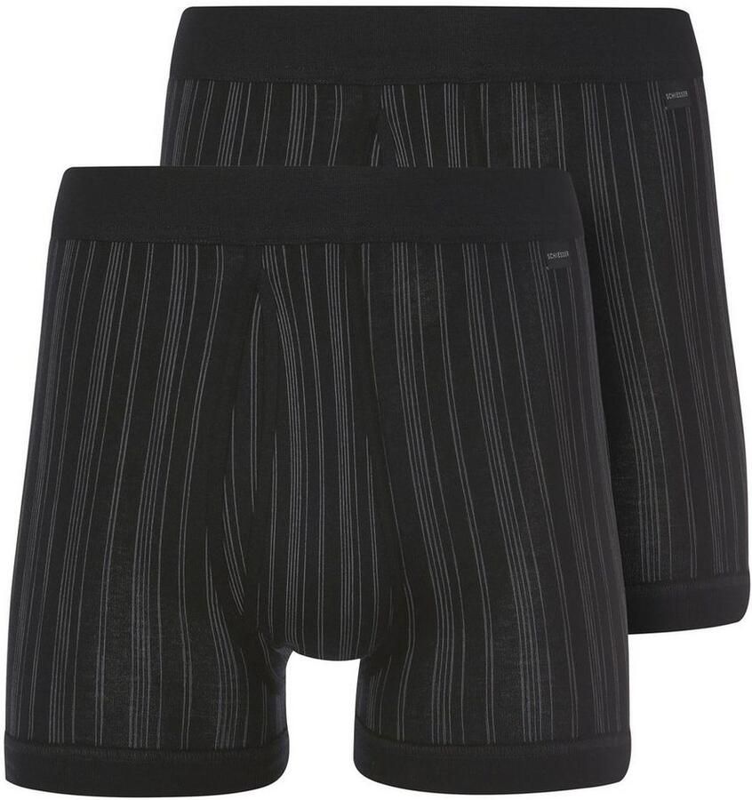 Schiesser Boxershort Original Classics met gulp gestreept (Set van 2) - Foto 2